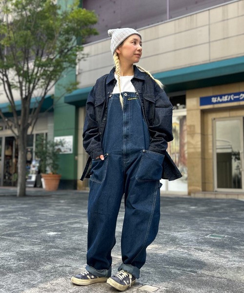 グリーンボウル【GREEN BOWL】Denim Gardening Overall（サロペット