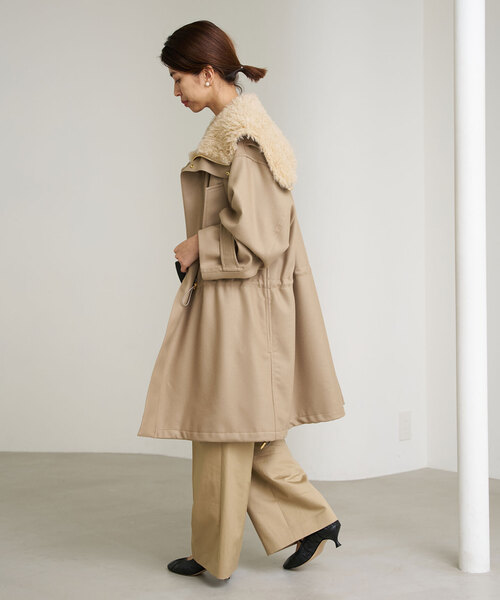 IENA（イエナ）の「ウーステッドフランネルモッズコート（モッズコート