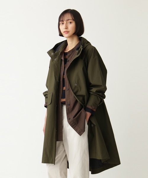 MHL.（エムエイチエル）の「COTTON LINEN COATING（モッズコート