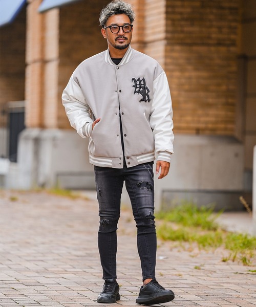 W/Rスモーキングタイガースタジアムジャンパー（スタジャン