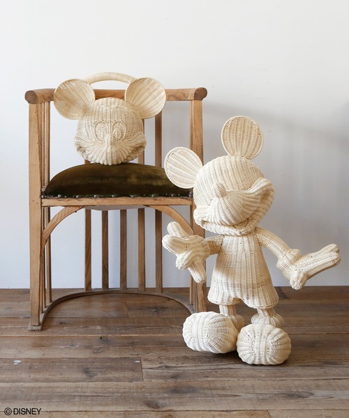 Disney（ディズニー）の「ミッキーマウス/ラタンバッグ（かごバッグ