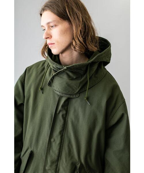 PE/TF QLT M65 CT モンキータイム スタジャン 袖レザー パイソン