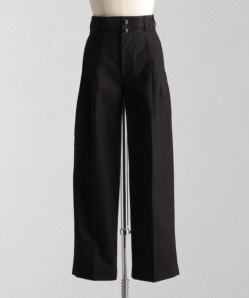 LOEFF（ロエフ）の「＜LOEFF＞ コットンツイル 2タックパンツ②