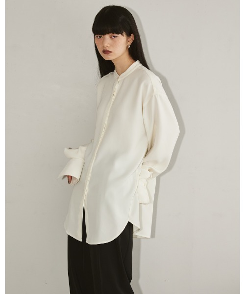 TODAYFUL（トゥデイフル）の「シルキーオーバーシャツ（シャツ