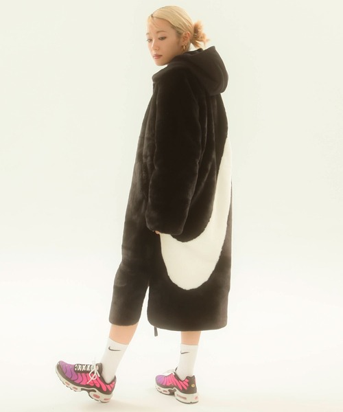 NIKE（ナイキ）の「NIKE WOMENS BIG SWOOSHU LONG FUR JACKET / ナイキ