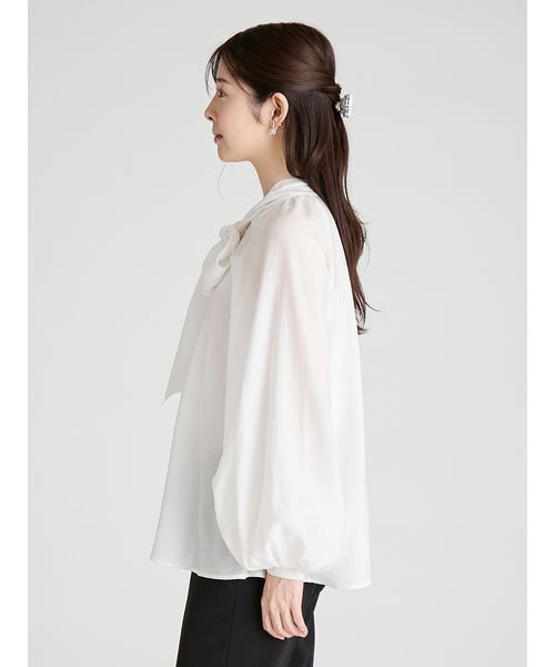 ビッグリボンセミシアーブラウス（シャツ/ブラウス）｜CELFORD（セル