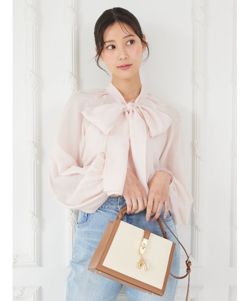 ビッグリボンセミシアーブラウス（シャツ/ブラウス）｜CELFORD（セル