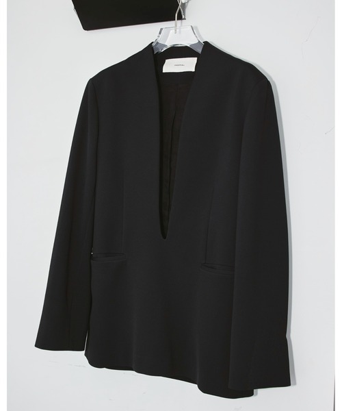 TODAYFUL（トゥデイフル）の「Uneck Pullover Jacket（ノーカラー