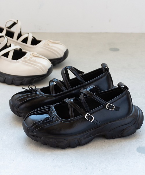 メリージェーン スニーカー / バレエシューズ（スニーカー）｜SVEC