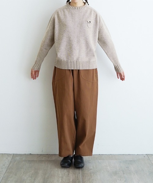 セール】オオカミと手紙に添えたドライフラワー“とおし”（その他パンツ