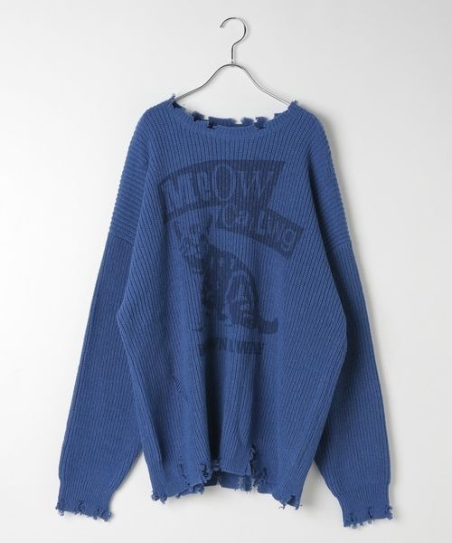 UNISEX》ダメージキャットニット（ニット/セーター）｜PBLIM（ページ