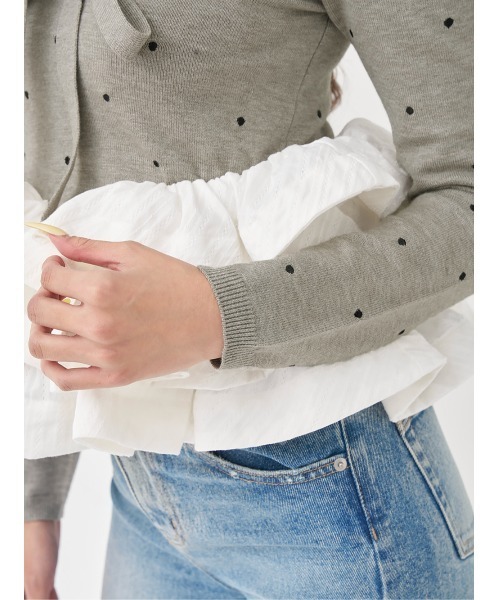 ボリュームフレアニットチュニック（ニット/セーター）｜Darich