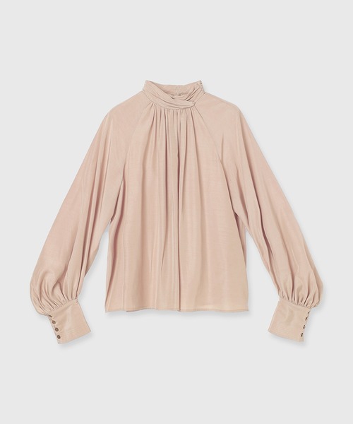 クロスネックボリュームブラウス（シャツ/ブラウス）｜anuans（ア