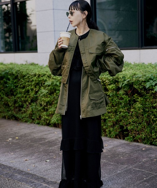 Ameri（アメリ）の「MODERN MILITARY SET JACKET（MA-1）」 - WEAR