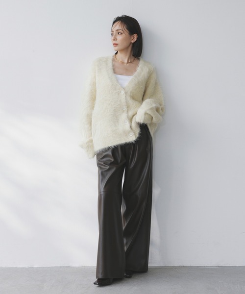 セール】スーリーアルパカニットカーディガン（カーディガン/ボレロ