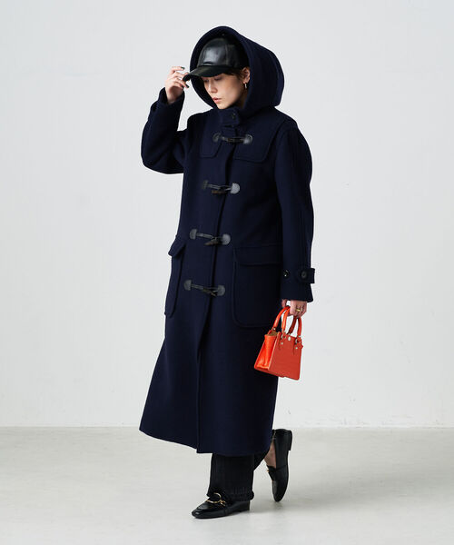 セール】PREMIUM WOOL NMPダッフルコートロング（ダッフルコート