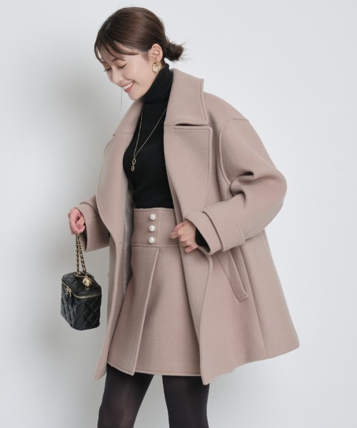 Apuweiser-riche（アプワイザーリッシェ）の「ダブルボタンPコート