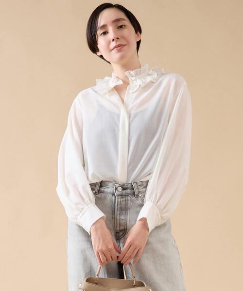 martinique（マルティニーク）の「フリルブラウス（シャツ/ブラウス