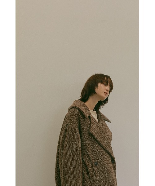 セール】COCOON LINE SHORT COAT（その他アウター）｜MANOF（マノフ