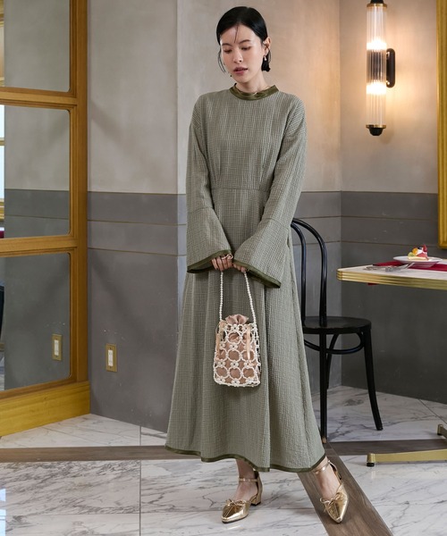 forksy.】【オケージョン対応】パイピングデザイン シアー チェック