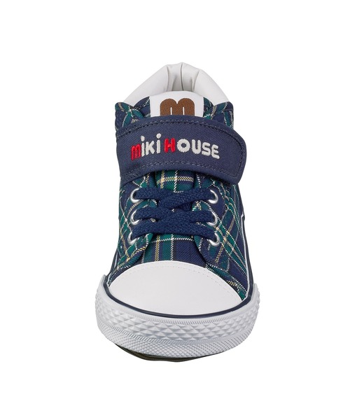 ミキハウスチェック キッズシューズ（スニーカー）｜MIKI HOUSE