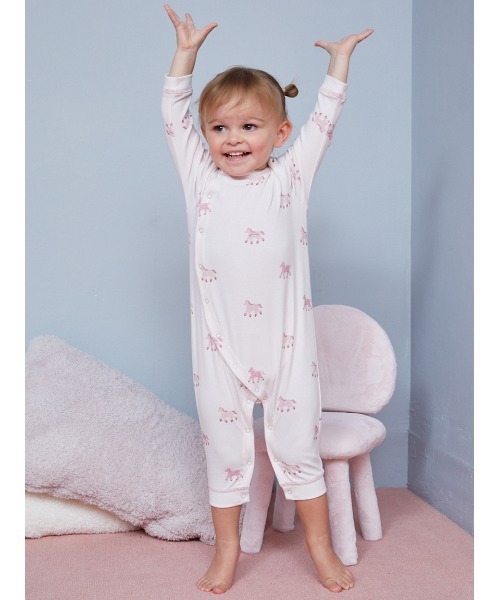 セール】【BABY】ポニー柄ロンパース（ロンパース）｜gelato pique