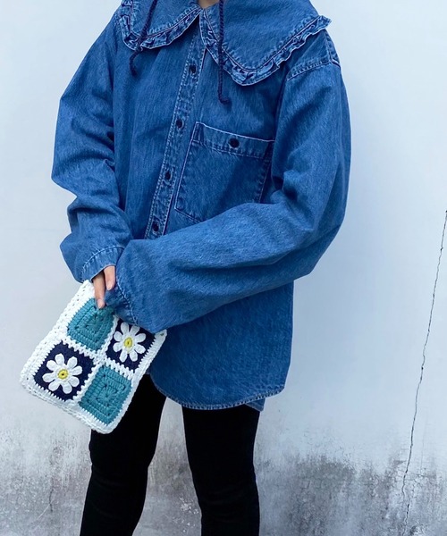 HOLIDAY（ホリデイ）の「PURITAN COLLAR DENIM SHIRT ピューリタン