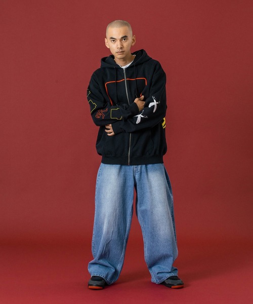 SPEED ZIP UP HOODED SWEATSHIRT（パーカー）｜XLARGE（エクストラ