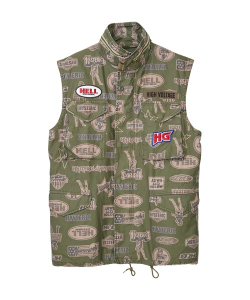 HYSTERIC GLAMOUR（ヒステリックグラマー）の「BAD AS MAMA M65ベスト