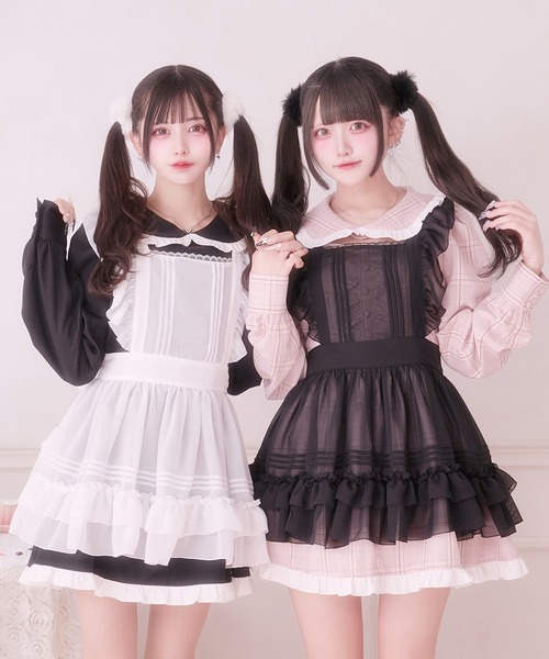 Pal elfy（パルエルフィー）の「ホイップフリルエプロン（ワンピース