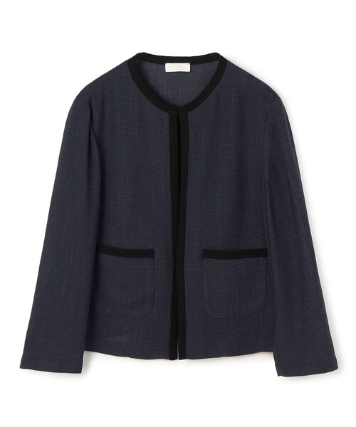 カラミ ノーカラージャケット（ノーカラージャケット）｜BALLSEY