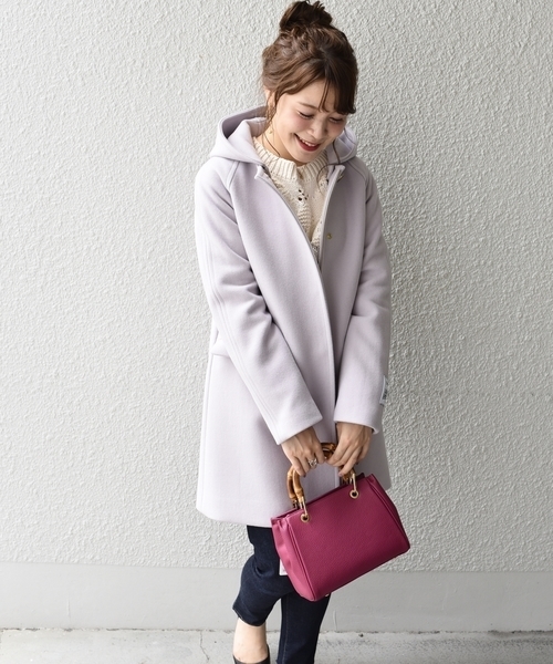 SHIPS（シップス）の「 (-0333)HAMILTON LAMBS:2WAYフードコート