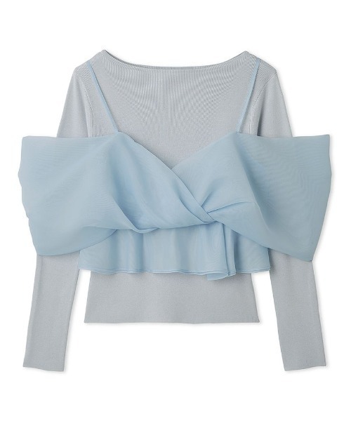 CELFORD（セルフォード）の「カシュクールキャミセットニットプル