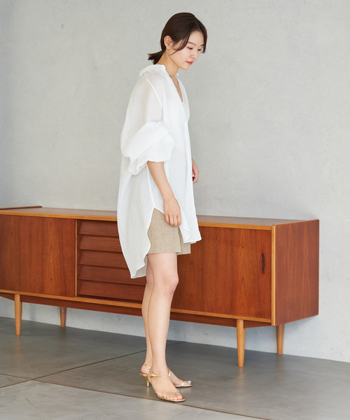 plage（プラージュ）の「Crepe Long シャツ（シャツ/ブラウス）」 - WEAR