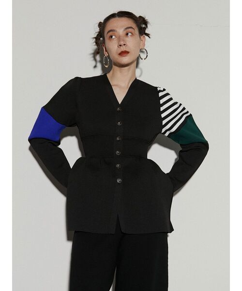 UN3D.（アンスリード）の「スリーパーツスリーブニットカーディガン