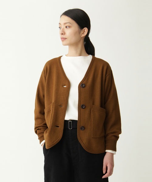 MHL.（エムエイチエル）の「FELTED ROUGH WOOL（カーディガン/ボレロ