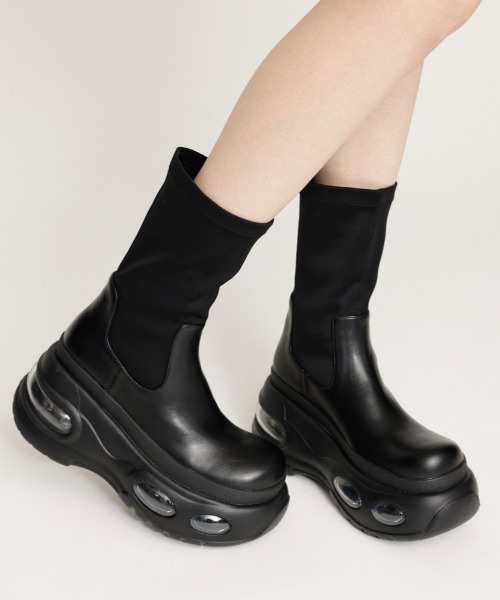 AIR VOL SOLE FIT SHORT BOOTS エアー ボリューム ソール フィット