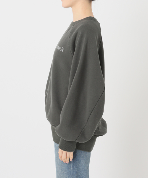 セール】【haru×FRAMeWORK】ロゴスエット（スウェット）｜FRAMeWORK