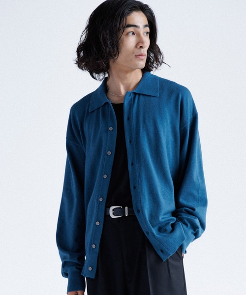Knit polo cardigan / ニットポロカーディガン（カーディガン/ボレロ