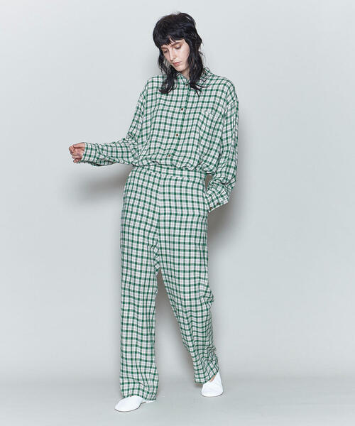 6（ロク）の「＜6(ROKU)＞CHECK SHIRT/シャツ（シャツ/ブラウス）」 - WEAR