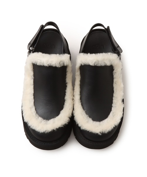 UGG W ESMEE LEATHER CLOG / アグ ニュー ハイツ エスミー クロッグ