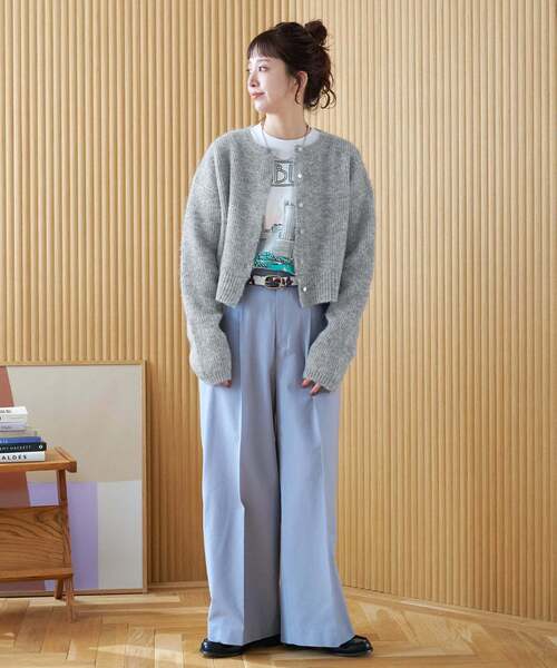 ZOZO限定】手洗い可 / コンパクトニットカーデ（カーディガン/ボレロ