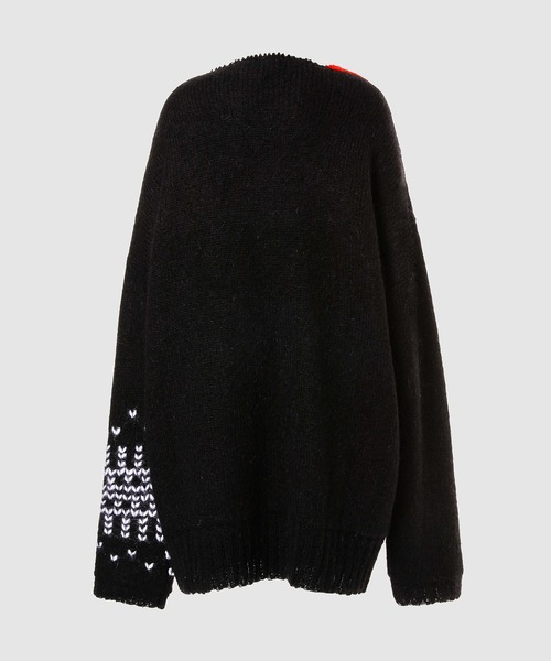 RAF SIMONS（ラフシモンズ）の「Oversized knit sweater with jacquard