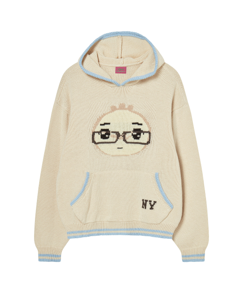 セール】NYGD HOOD KNIT YELLOW（ニット/セーター）｜NYXX（エヌワイ