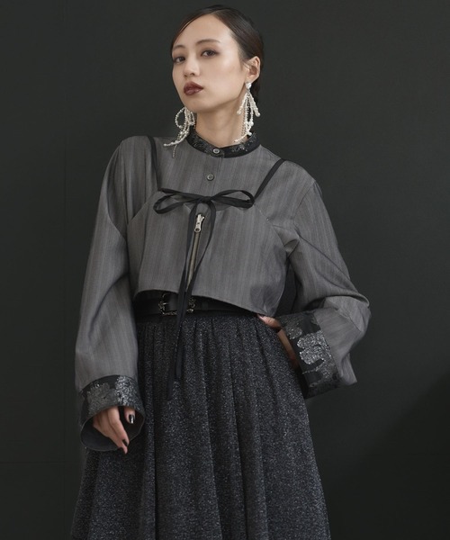 HARE（ハレ）の「2Pビスチェ＊イソザイチュニックシャツ(HARE)（シャツ