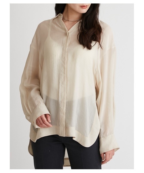 Mila Owen（ミラオーウェン）の「シアーセットアップシャツジャケット