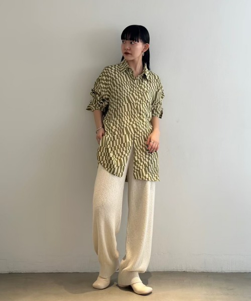 TODAYFUL（トゥデイフル）の「ジオメトリックオーバーシャツ（シャツ