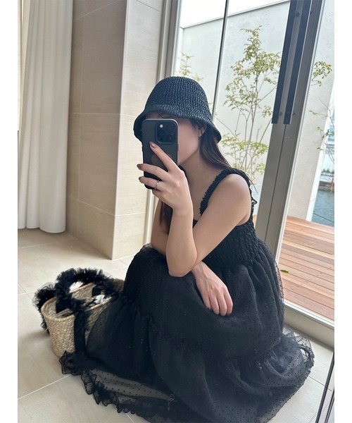 SNIDEL（スナイデル）の「ブレードチュールバッグ（かごバッグ）」 - WEAR