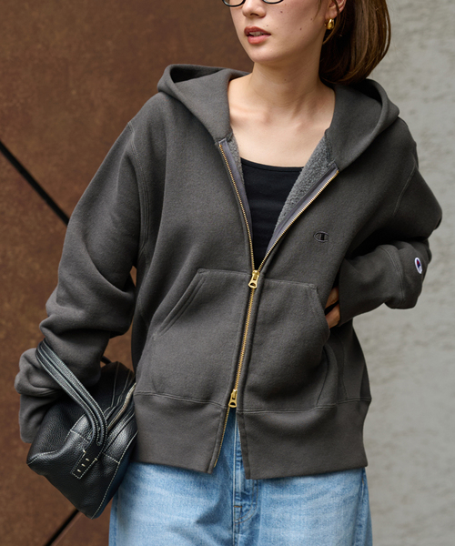 Champion/チャンピオン 別注リバースウィーブ11.5oz Wジップパーカー