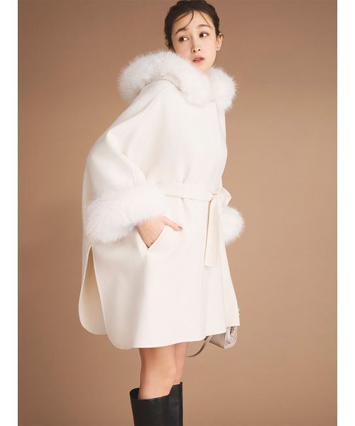 セール】ファーポンチョコート（ポンチョ）｜CELFORD（セルフォード